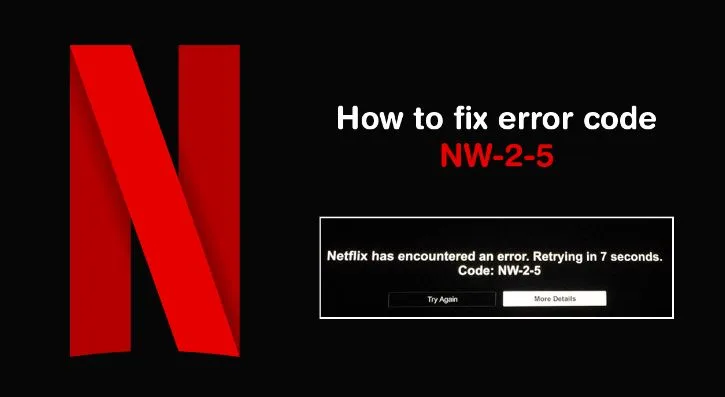 What is Netflix Error NW-2-5 & How to Fix It?